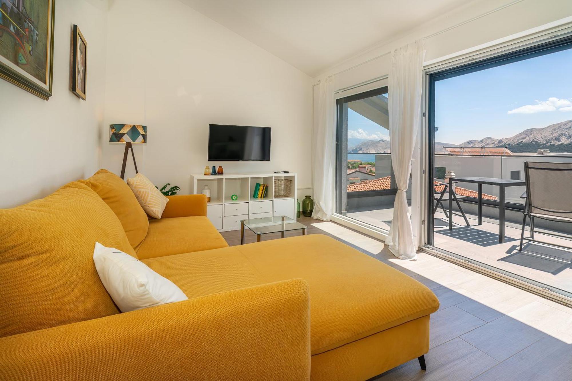 Poolside Apartments Anabella Baska  Bagian luar foto